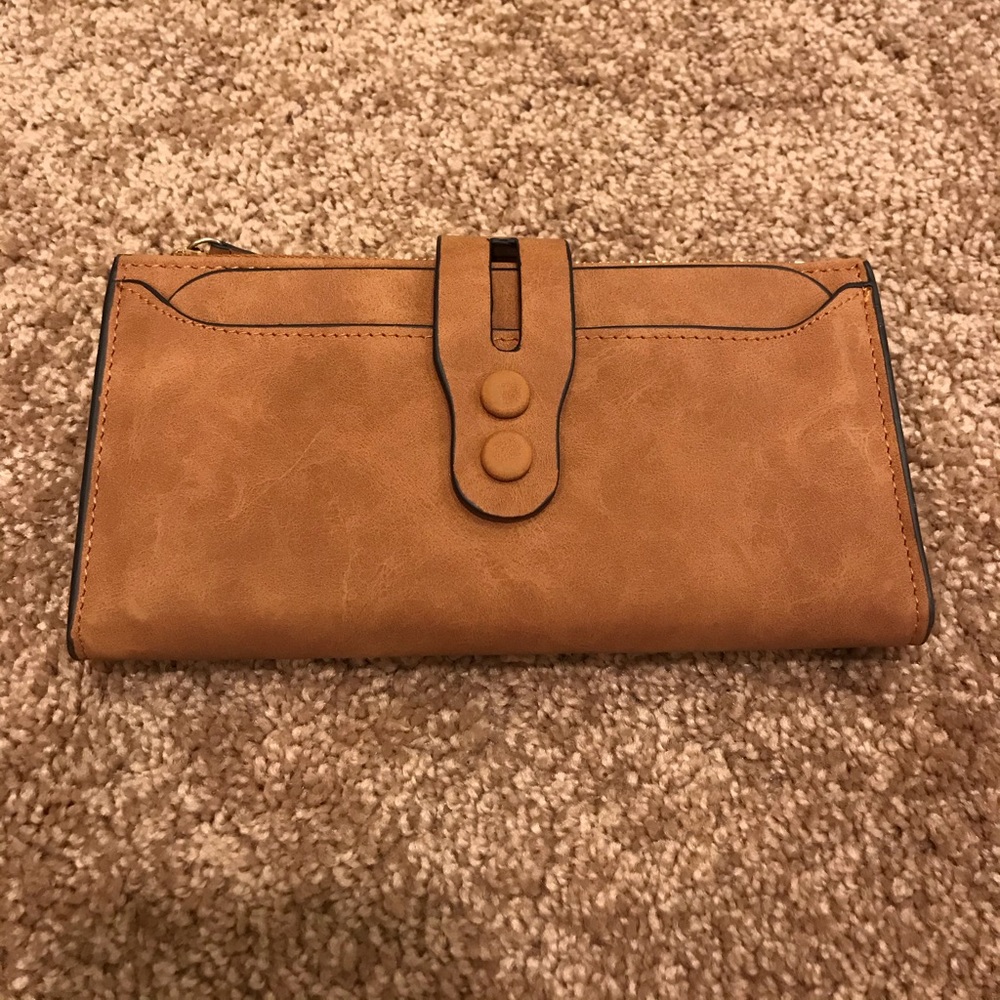 Suede wallet